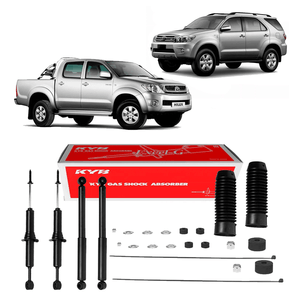 Kit 4  Amortecedor Toyota Hilux Pick Up 2005 A 2015  + Coifa e Bucha Superior
