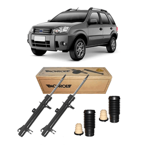 Par Amortecedor Dianteiro Ecosport 2002 A 2012 + Kit Completo
