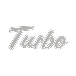 Emblema Adesivo Turbo Cinza F-1000 93