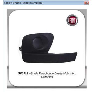 Grade Parachoque Fiat Mobi 15 Dir S Farolete