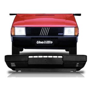 Parachoque Tras Fiat Uno 84 03 Preto Texturizado