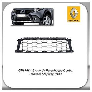 Grade Parachoque Diant Renault Sandero Stepway 2009 A 2015 C