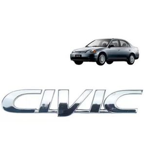 Emblema Honda Civic 92 Cromado