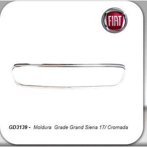 Moldura Grade Grand Siena 2017 Cromada