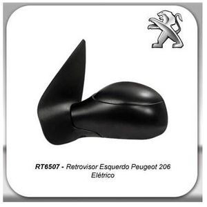 Espelho Ext Peugeot 206 99 Esq Eletrico