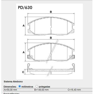 Pastilha Freio Dianteira Hyundai Santa Fe 2.0 2001