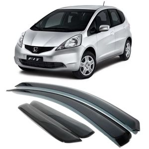 Calha Chuva Honda Fit 09 13 4 Pts