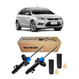 Par Amortecedores Dianteiro Focus + Kits