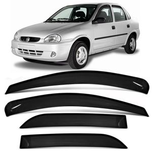 Calha Chuva Corsa Hatch Sedan Wagon 95 11 4Pts (1Âª 2Âª Ger