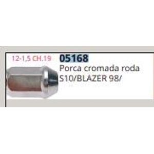 Porca Roda S-10 Blazer Honda Civic 19Mm Cromado