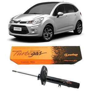 Amortecedor Dianteiro Citroen C3 2013 A 2021 Direito Automa
