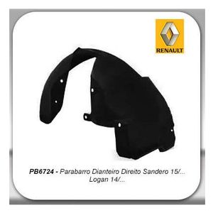 Protetor Paralama Diant Renault Logan Sandero 14 Dir