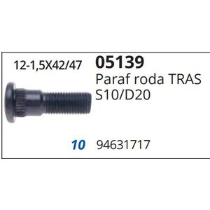 Parafuso Roda Blazer,S-10 Tras