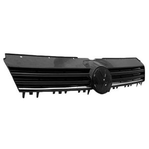 Grade Radiador Fox 15 Black Piano C Friso Cromado
