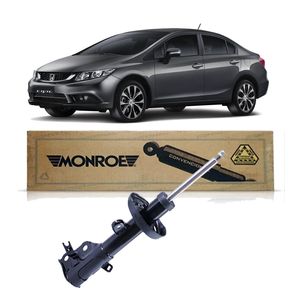 Amortecedor Dianteiro Honda Civic 2.0 2012 A 2016 Esquerdo