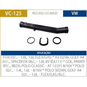 Tubo Refrigeracao Motor Gol G2 G3 1.0 8V 16V 2000 A 2006 At