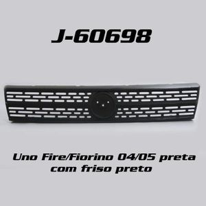 Grade Radiador Fiat Uno Fire 04 05 C Friso Preto
