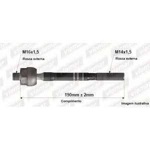 Barra Axial Renault Logan Sandero 07 13 Hidr Sist Trw