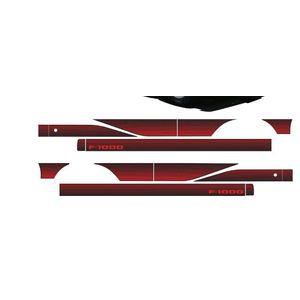 Faixa Lateral F-1000 89 92 Vermelha