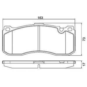 Pastilha Freio Dianteira Bmw 320I 2005 A 2011