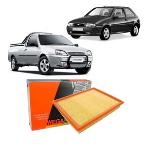 Filtro Ar Motor Fiesta 1.0 1.3 1.4 1.6 1997 A 2001