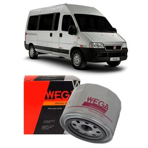 Filtro Oleo Motor Fiat Ducato 2.3L 2009 Até 2021