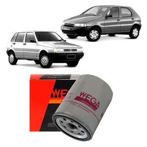 Filtro Oleo Motor Fiat Palio 1.6 8V 1997 A 2001
