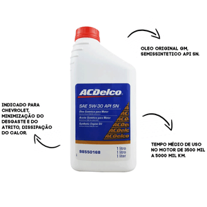 Oleo Motor 1 Litro 5W30 Sintetico