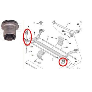 Bucha Eixo Tras Peugeot 206 207 Part Dian