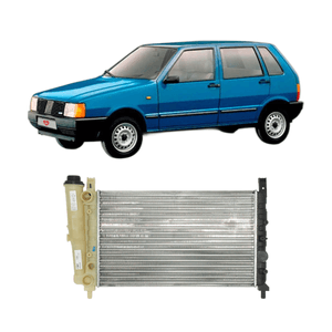 Radiador Fiat Uno 1500 1987 A 1993 Com Ar