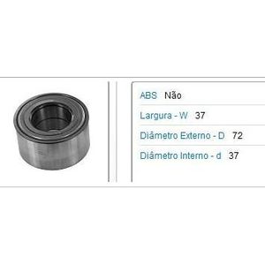 Rolam Roda Diant Fiat Palio 1.8 2002 A 2013 S Abs