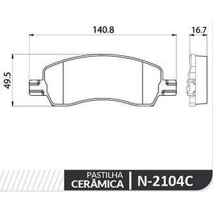 Pastilha Freio Dianteira Fiat Pulse Drive 1.3 2022 Em Diante