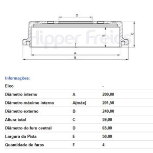 Tambor Freio Traseiro Gol G6 G7 G8 2013 A 2022
