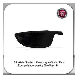 Grade Parachoque Diant Fiat Siena 13 Strada 13 Dir S Far