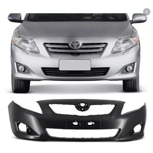 Parachoque Dianteiro Toyota Corolla 2009 A 2011 Preto Liso