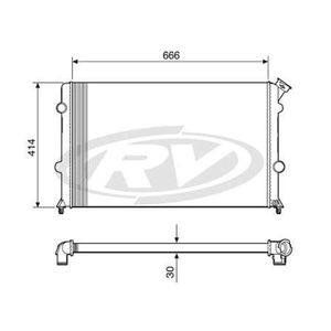 Radiador S-10 2.2 2.4 8V 1995 A 2011 Gasolina