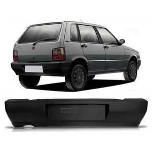 Parachoque Tras Fiat Uno Fire 04 10 Preto Texturizado