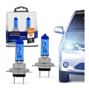 Lampada Farol H-7 55W Super Branca Jg